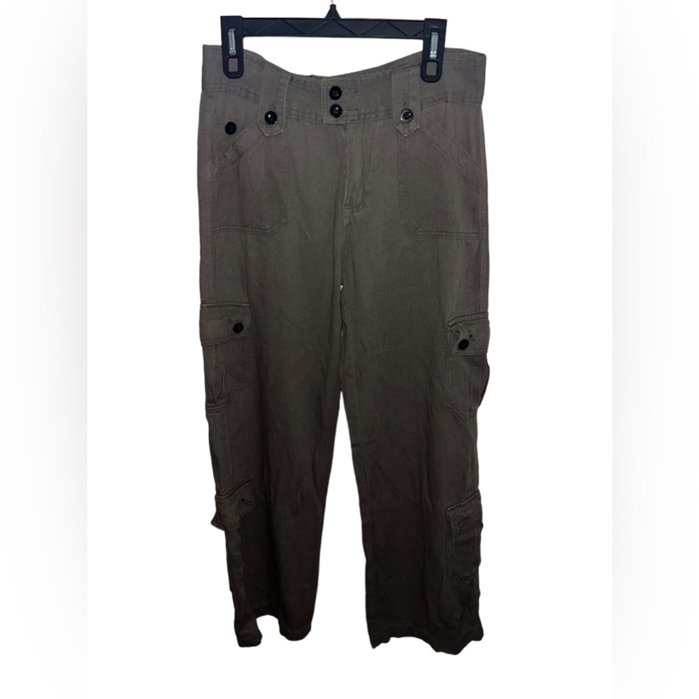 Fashion Sexy Lounge Wide Cargo Pants Size Large Casual Minimalist